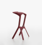MIURA Barhocker-dunkelrot