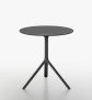 MIURA table Bistrotisch - schwarz Ø 70 MIURA table Bistrotisch - schwarz Ø 70