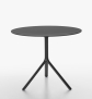 MIURA table Bistrotisch - schwarz Ø 90 MIURA table Bistrotisch - schwarz Ø 90