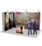 Messestand Faltdisplay Pop-Up MODULAR 102 - Abmessungen Messestand Faltdisplay Pop-Up MODULAR 102 - Abmessungen