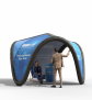 Aufblasbarer Pavillon Expo 4 x 4 m - Live 02