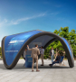 Aufblasbarer Pavillon Expo 6 x 6 m - Live 01
