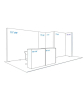 PIXLIP GO Kopf Messestand 6 x 3m - Skizze