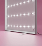 POP Rückwand mit LED - Unten im Detail