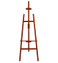 Staffelei aus Holz Mahagoni - leicht und klappbar - großer Verstellbereich