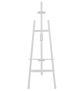 Staffelei aus Holz Weiß - Vorderseite