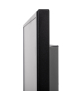 StreamLine Digitale Infostele mit 43" Samsung-Bildschirm Schwarz - Seitlich
