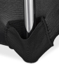 Stuhlhussen 4er Set - Fußtasche Schwarz Stuhlhussen 4er Set - Fußtasche Schwarz