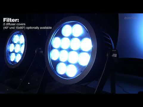 EUROLITE LED IP PAR 12x8W QCL Spot