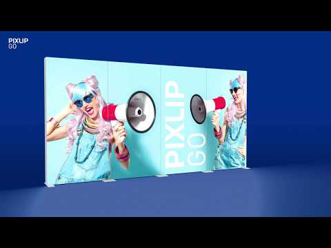 PIXLIP GO Kopf Messestand 6 x 7m