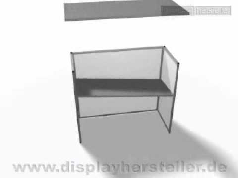 Aufsatz Design für Rechtecktheke