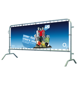 Absperrgitter Banner - live