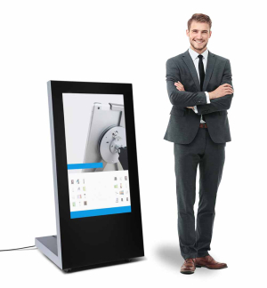 Digital Signage Kundenstopper - live