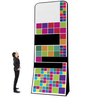 Faltwand Textil Evolution Board A
