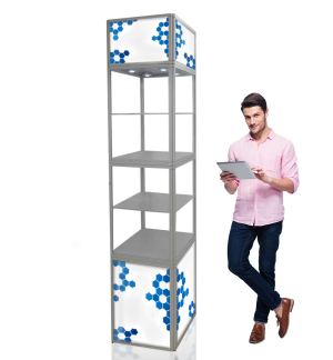 Faltwand Vitrine - live