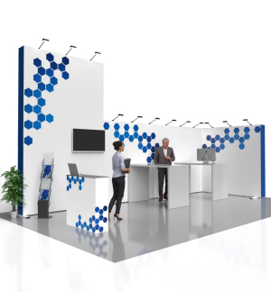 Messestand Faltdisplay Pop-Up MODULAR - Transporttrolley