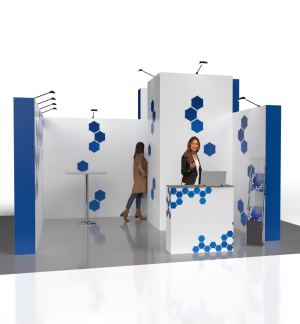 Messestand Faltdisplay Pop-Up MODULAR 113