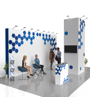 Messestand Faltdisplay Pop-Up MODULAR 116