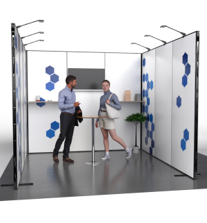 Messestand Multi-Frame U2 Form