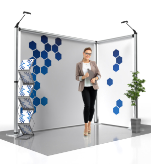 Messestand Roll-Up Modular L1 Form