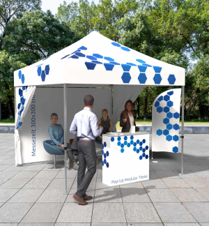 Faltzelt Maxxi Tent 3x3m - live