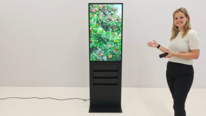 Digitaler Infokiosk mit 43" Samsung-Bildschirm