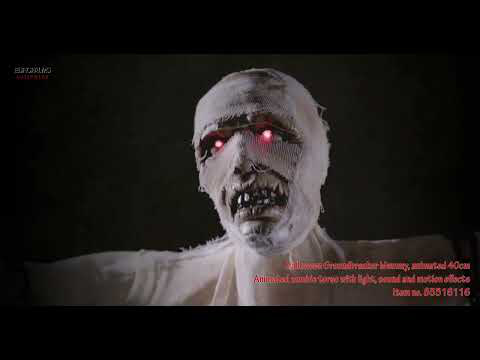 EUROPALMS Halloween Groundbreaker Mumie, animiert 40cm