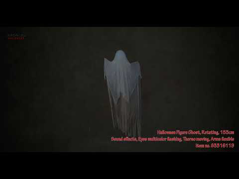 EUROPALMS Halloween Figur Geist, rotierend, 153cm