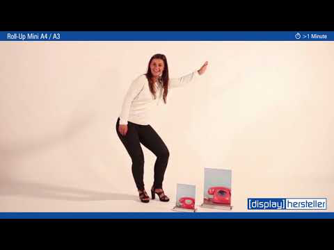 Mini Roll-Up A4 & A3 Mini Roll-Up A4 & A3