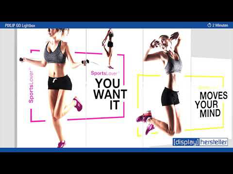 PIXLIP GO Kopf Messestand 1,5 x 2m