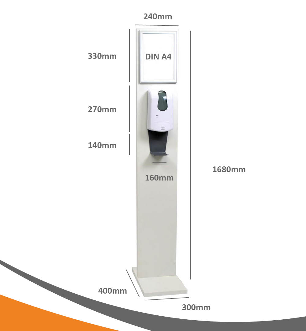 Desinfektionsständer Wood mit Sensor