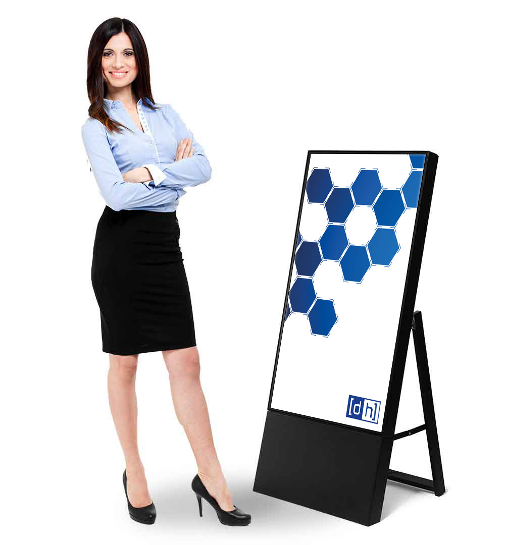 Digital Signage Kundenstopper Smart