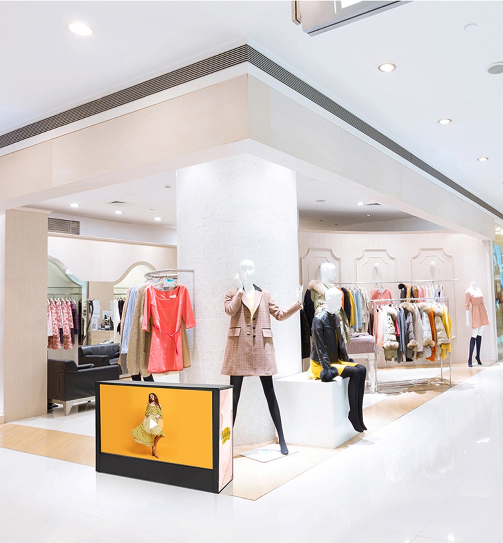 Digital Counter Futuro mit 55 Zoll Bildschirm Digital Counter Futuro mit 55 Zoll Bildschirm