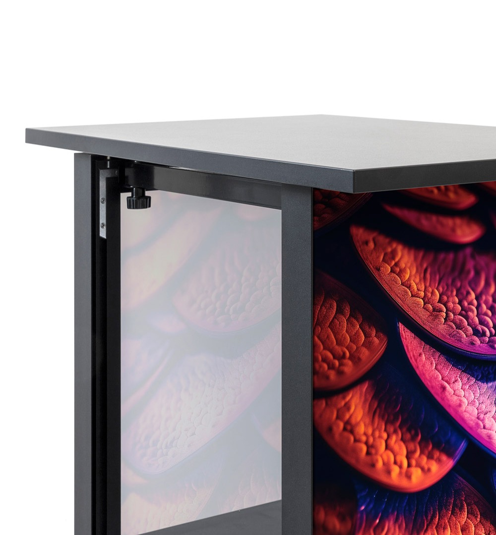 Digital Counter Futuro Vertikal mit 32" Samsung-Bildschirm - Rückseite
