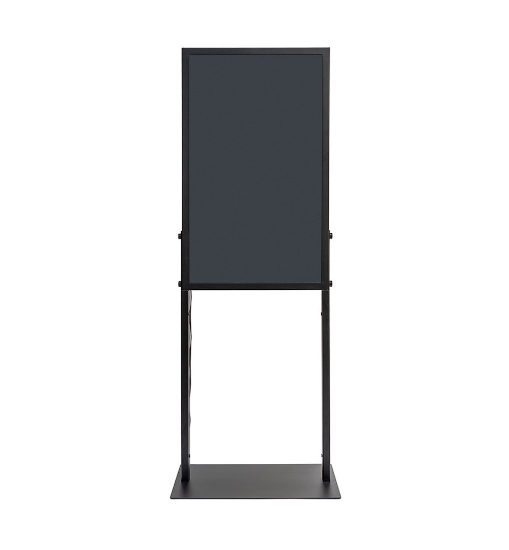 Digitale Infostele Sky Go mit 43" Samsung-Bildschirm - Frontansicht ohne Frontblende