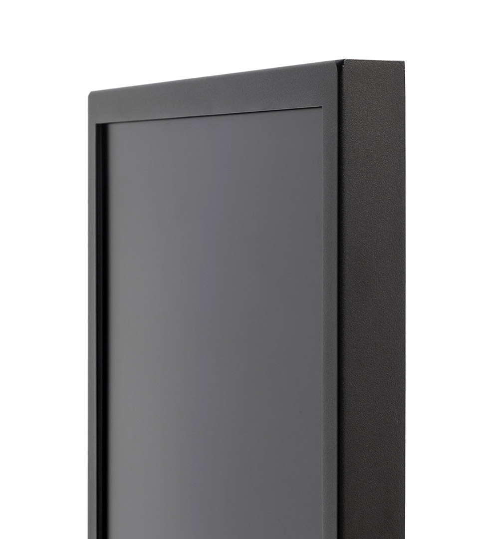 Digitale Infostele Sky Go mit 43" Samsung-Bildschirm - Ecke im Detail