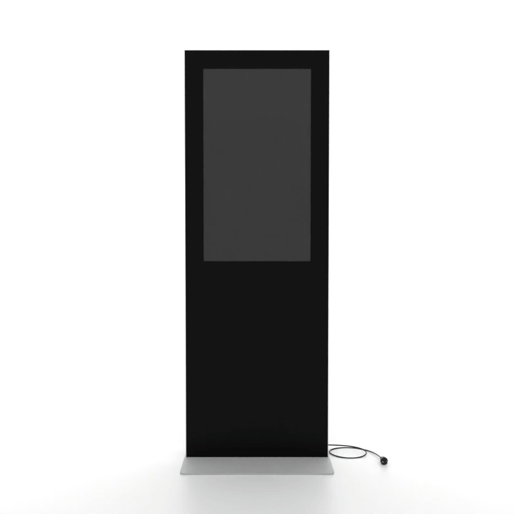 Digitale Infostele doppelseitig mit Samsung-Bildschirm - GIF 360 Grad ohne Werbung