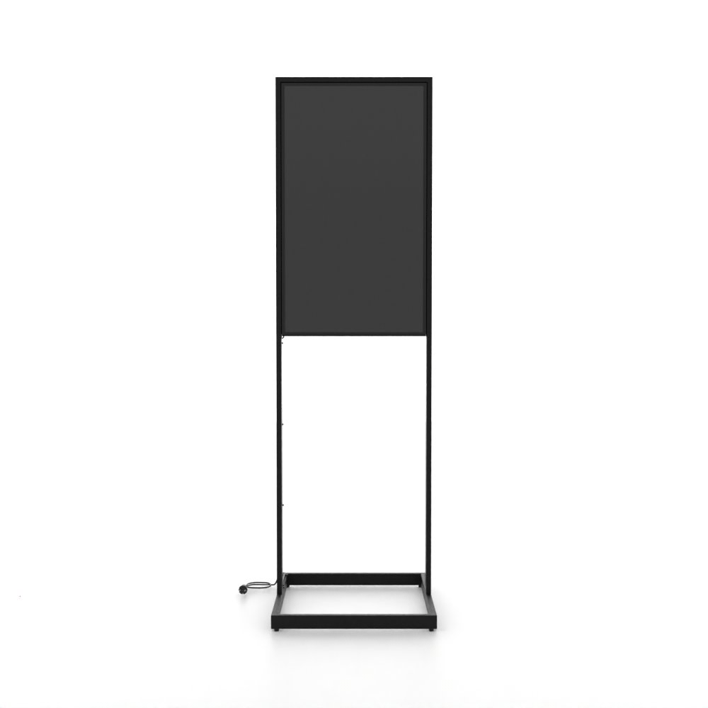 Digitale Infostele Sky mit Samsung-Bildschirm - GIF 360 Grad ohne Werbung 