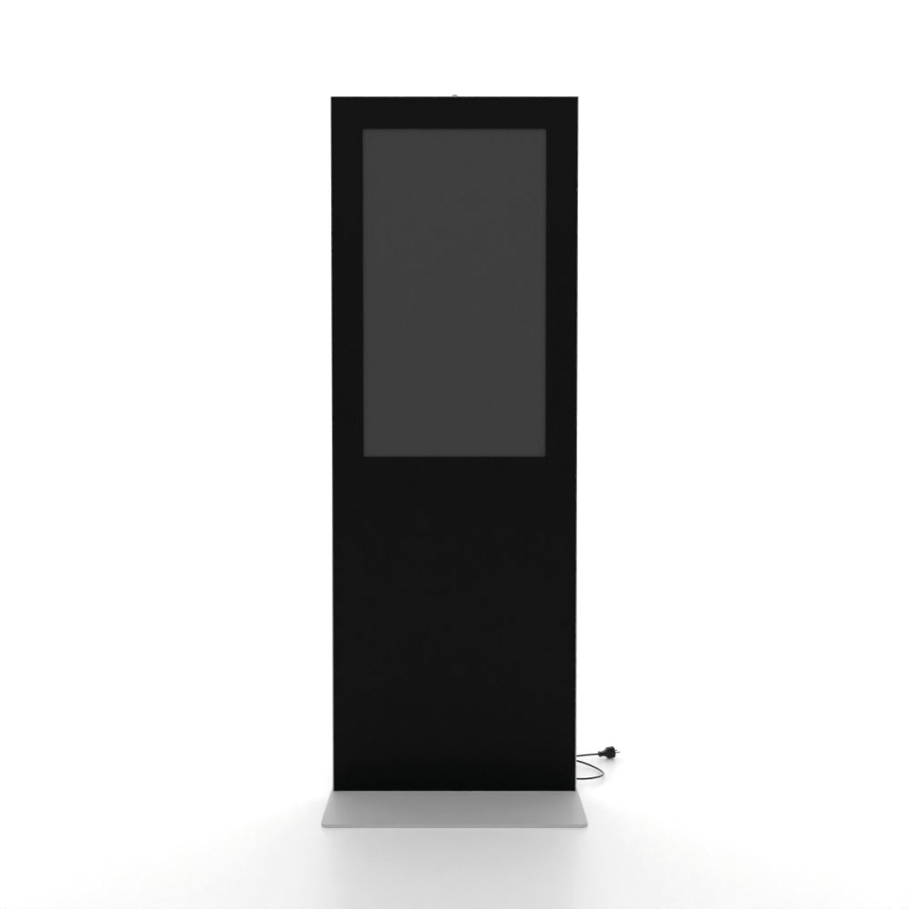 Digitale Infostele Slim mit Samsung-Bildschirm - GIF 360 Grad ohne Werbung 