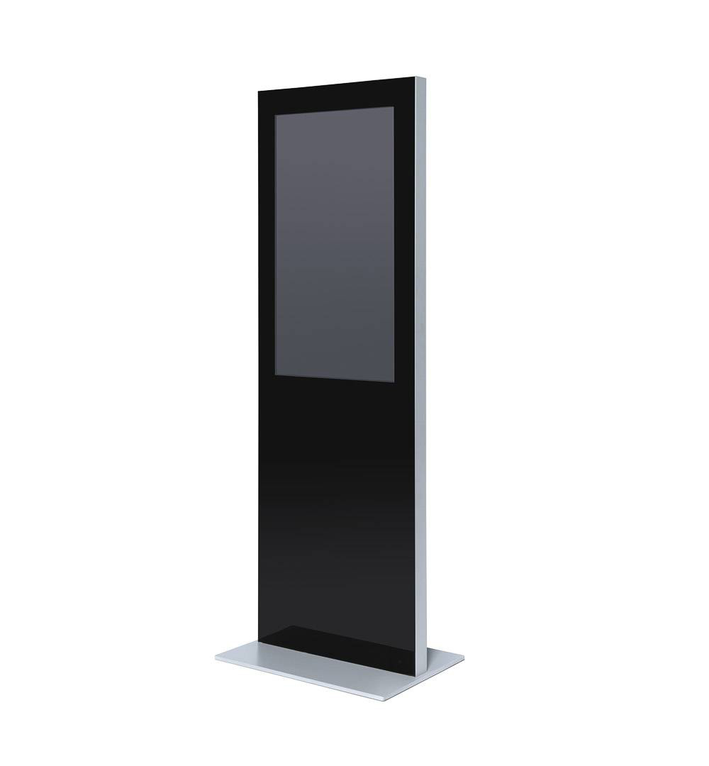 Digitale Infostele Slim mit Samsung-Bildschirm - Perspektivansicht 
