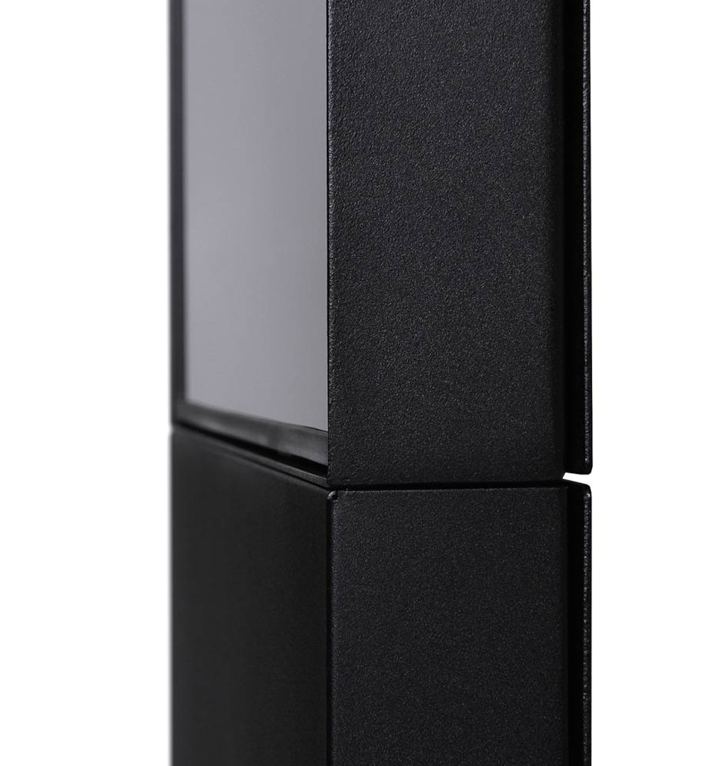Digitale Infostele Smart Line mit Samsung Bildschirm - Rahmendetails schwarz