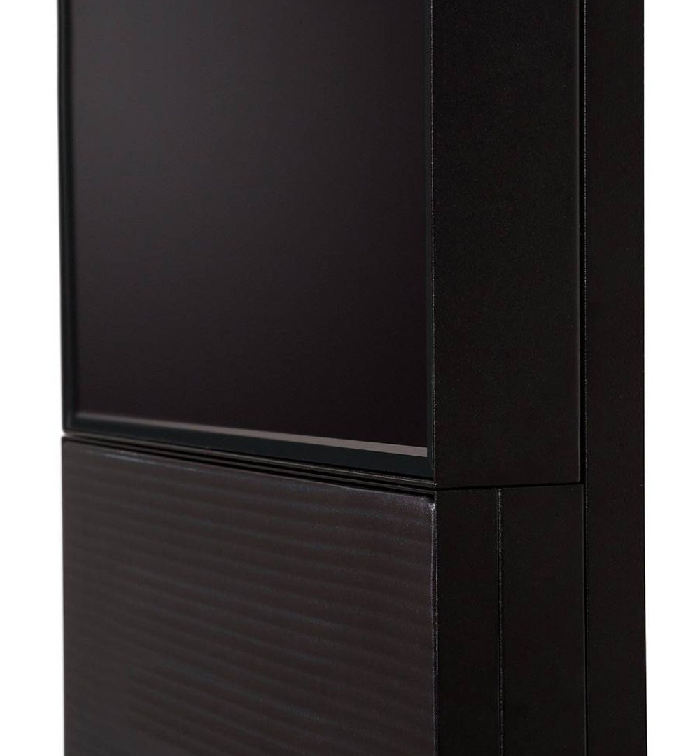 Digitale Spannstoff Stele mit 43 Zoll Samsung-Bildschirm - Gehäusemerkmale Vorderseite