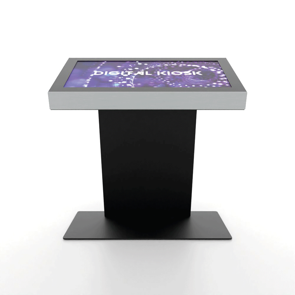 Digitaler Infokiosk mit 50 Zoll Samsung-Bildschirm - GIF 360 Grad mit Werbung 