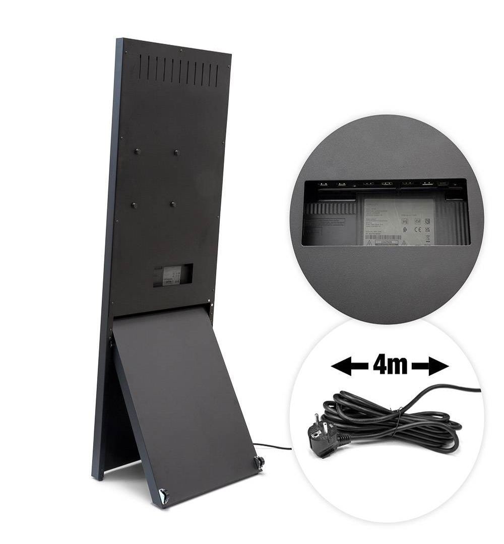 Digitaler Kundenstopper Spectrum mit 43