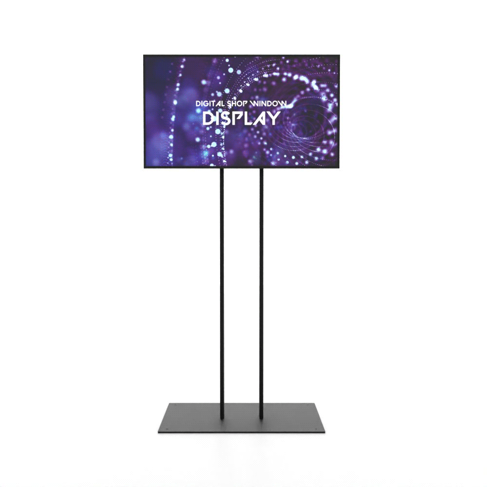 Digitales Schaufenster-Display mit Samsung-Bildschirm - GIF 360 Grad mit Werbung 43 Zoll Bildschirm