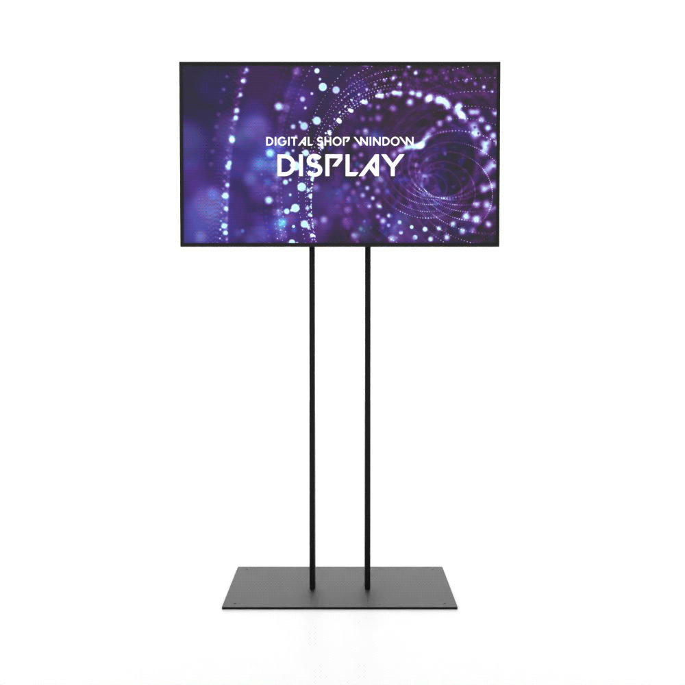 Digitales Schaufenster-Display mit Samsung-Bildschirm - GIF 360 Grad mit Werbung 50 Zoll Bildschirm