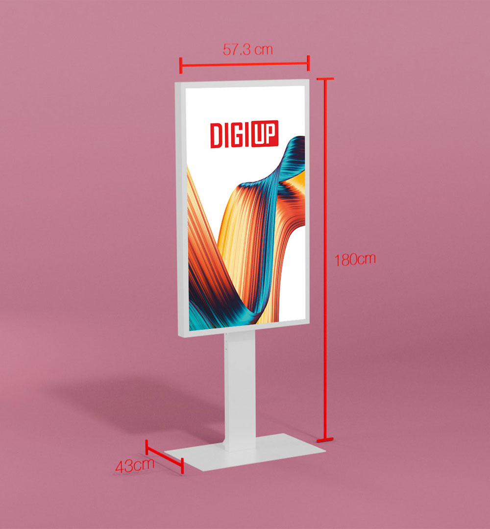 DIGIUP Window - Abmessungen