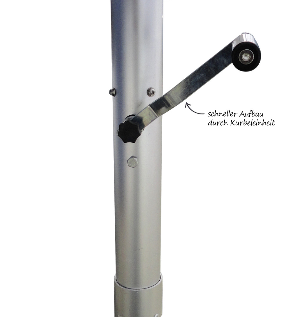 Sternzelt 6x5 - Kurbel