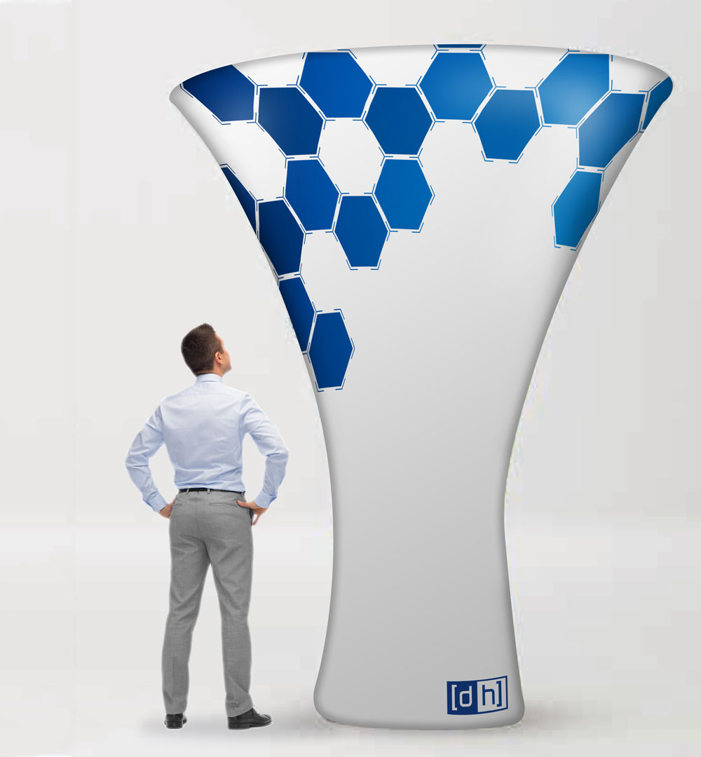 Messewand Textil Evolution Cone