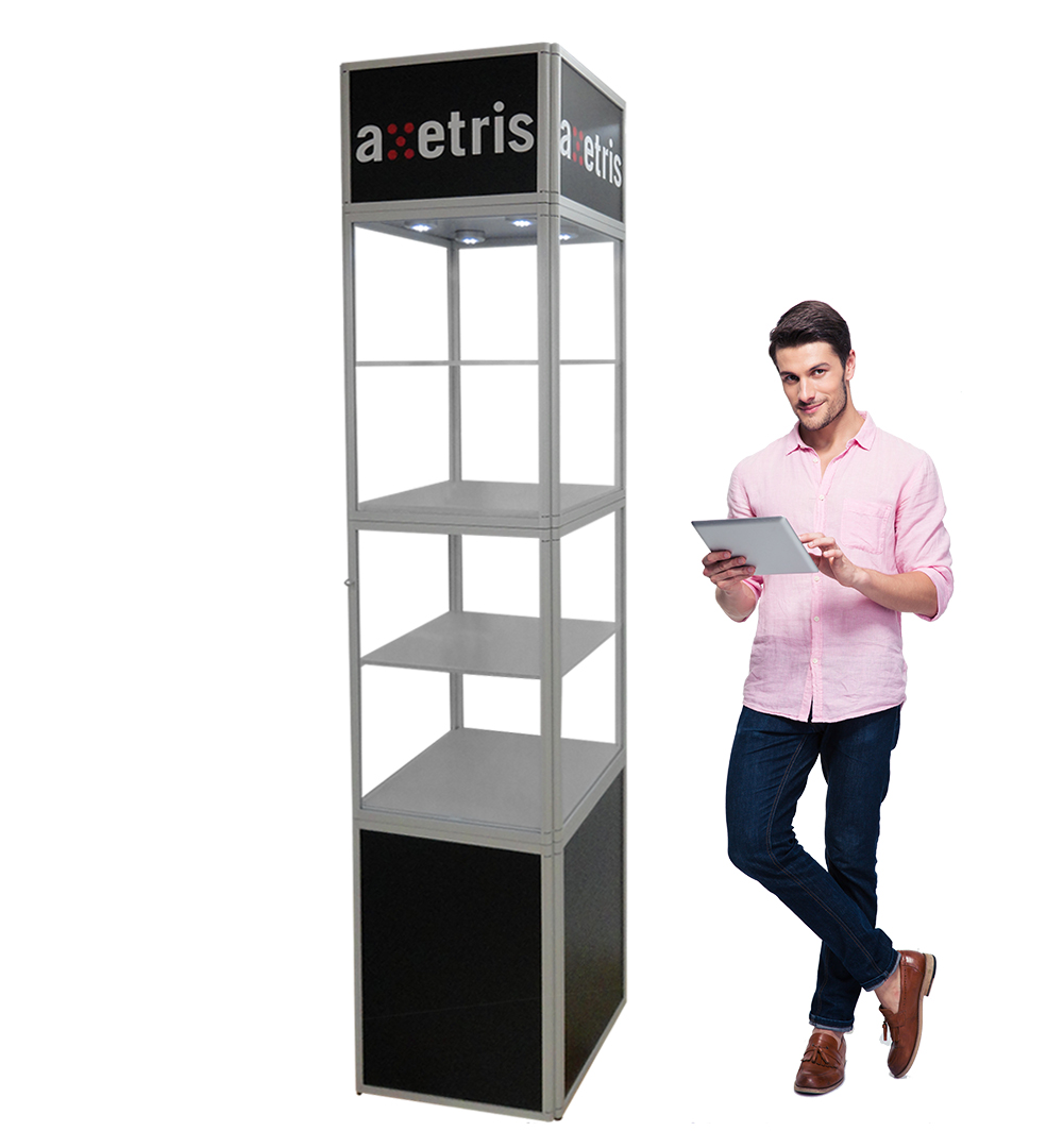 Messewand Vitrine 